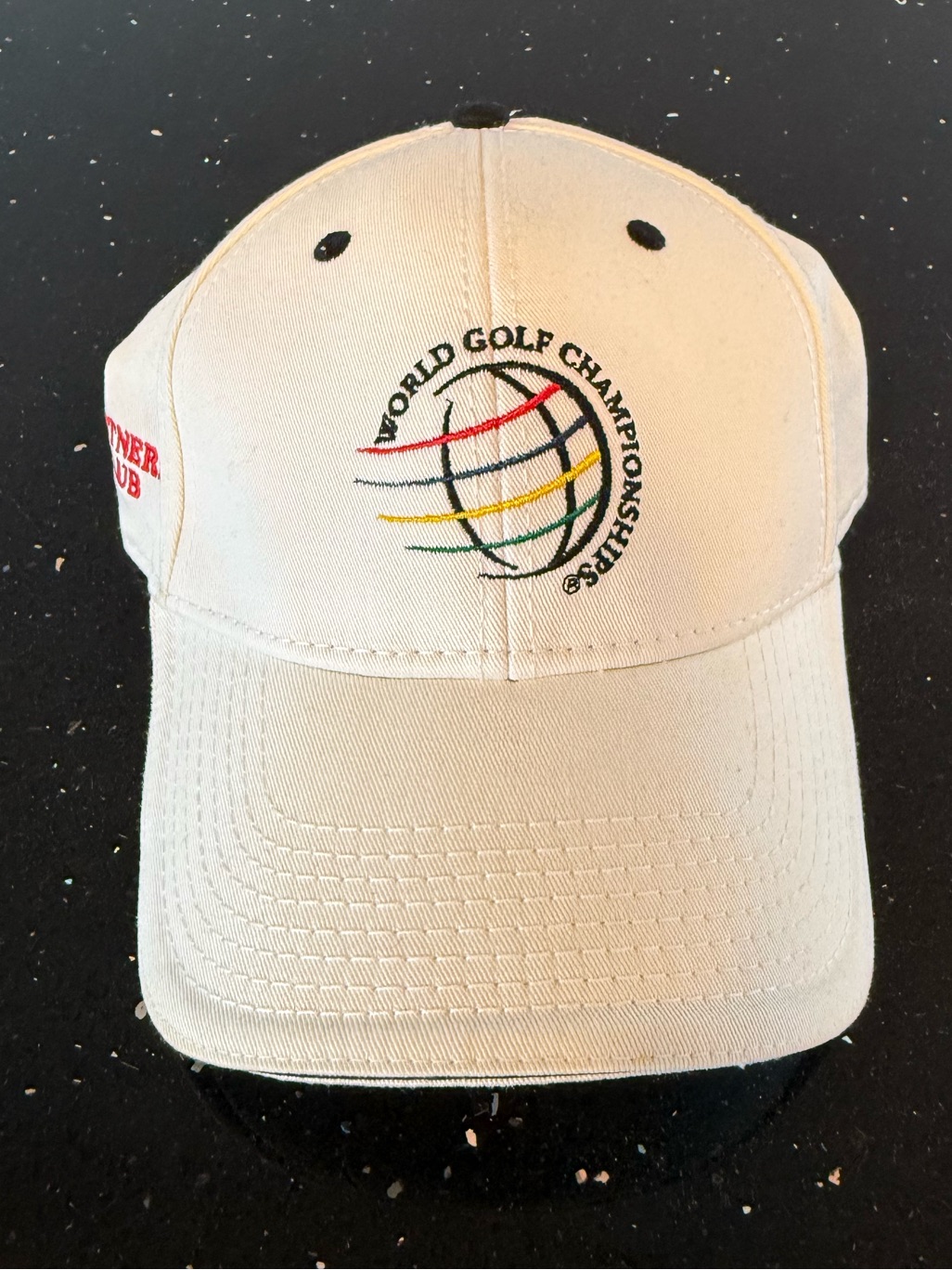 World Golf Championships Embroidered Logo Baseball Cap  White